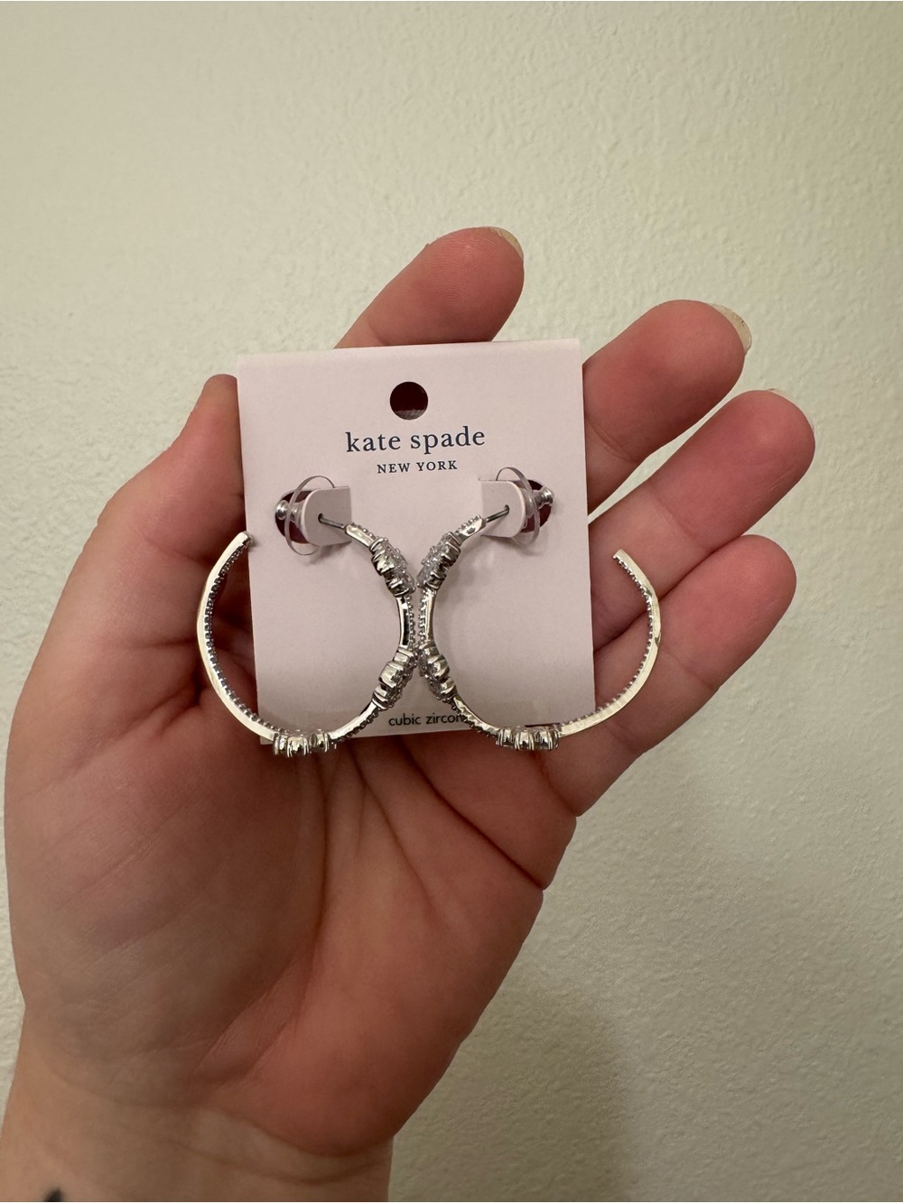 kate spade Silver Hoop Earrings